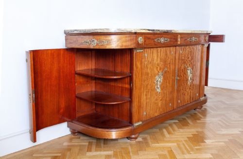 MAISON KREIGER MAHOGANY DINING SUITE IN EMPIRE STYLE - ADDITIONAL PHOTO 10