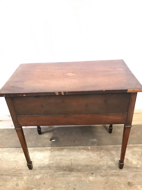 LATE 19TH CENTURY SHERATON REVIVAL KNEEHOLE DESK - ADDITIONAL PHOTO 11