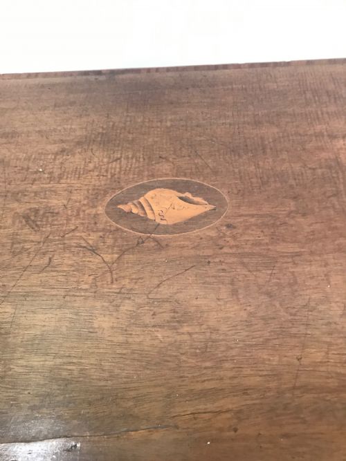 LATE 19TH CENTURY SHERATON REVIVAL KNEEHOLE DESK - ADDITIONAL PHOTO 12