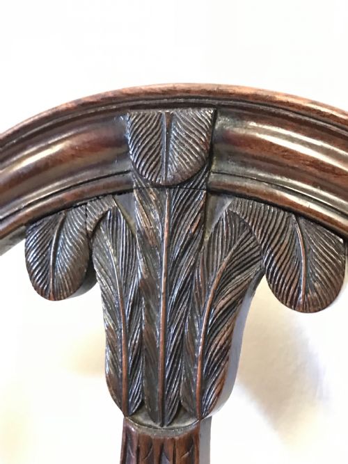 A 19TH CENTURY HEPPLEWHITE PRINCE OF WALES FEATHER CHAIR - ADDITIONAL PHOTO 14