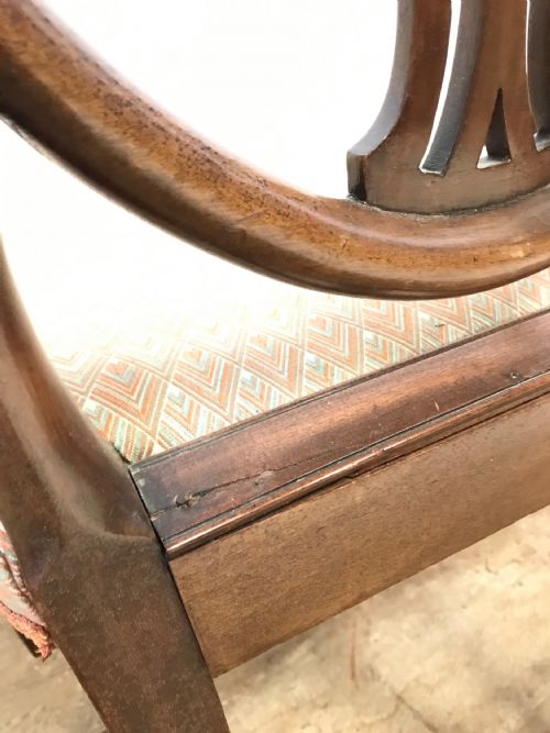 A 19TH CENTURY HEPPLEWHITE PRINCE OF WALES FEATHER CHAIR - ADDITIONAL PHOTO 16
