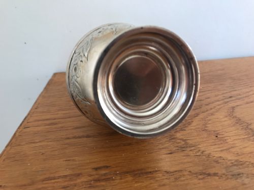 GEORGE III STYLE SILVER SUGAR CASTER WITH LONDON HALLMARKS FOR A C SONS LTD 1967 - ADDITIONAL PHOTO 1