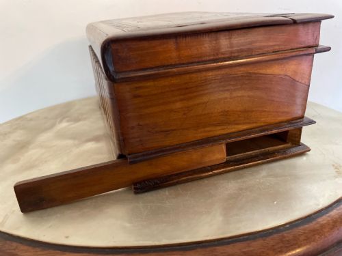 ANTIQUE SORRENTO WARE MARQUETRY BOX - ADDITIONAL PHOTO 8
