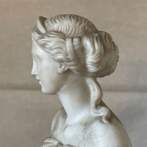 PAIR OF 19THCENTURY PARIAN WARE FIGURES - ADDITIONAL PHOTO 6