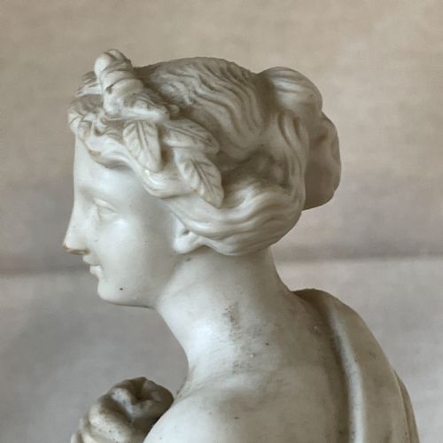 PAIR OF 19THCENTURY PARIAN WARE FIGURES - ADDITIONAL PHOTO 8