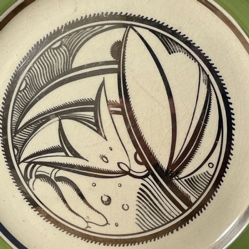 SUSIE COOPER ART DECO CABINET PLATE - ADDITIONAL PHOTO 1