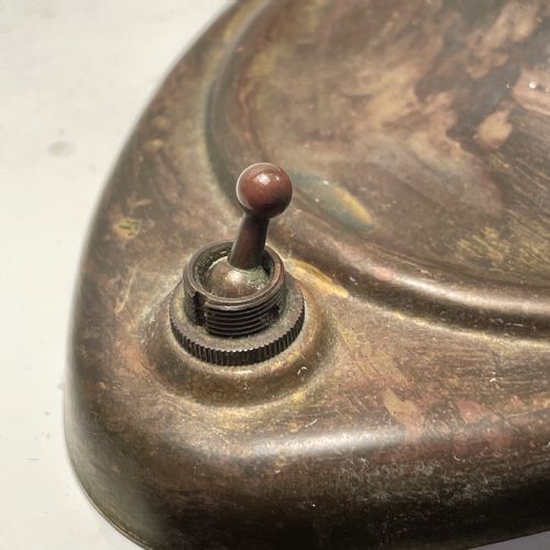 EARLY 20THC BRASS BANKERSDESK LAMP - ADDITIONAL PHOTO 6