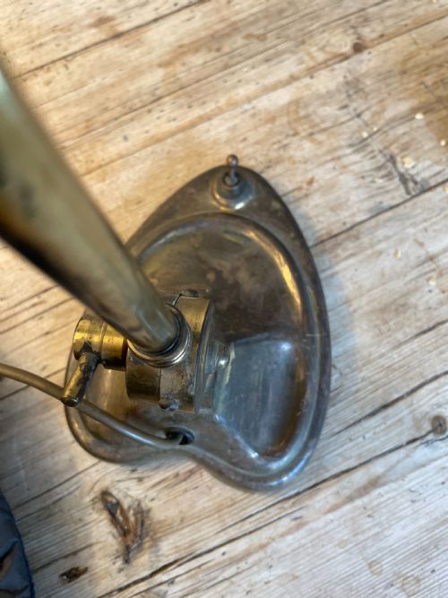 EARLY 20THC BRASS BANKERSDESK LAMP - ADDITIONAL PHOTO 10