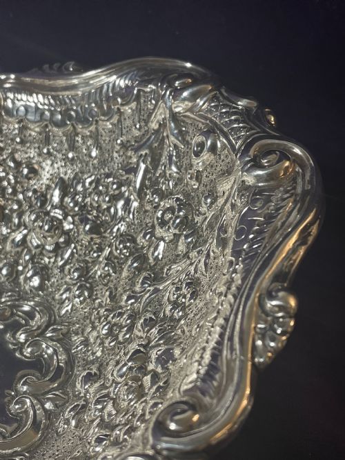 VICTORIAN SILVER BASKET HORACE WOODWARD CO EDGAR FINLEY HUGH TAYLOR 1890 - ADDITIONAL PHOTO 12
