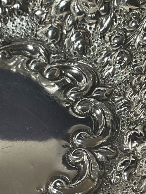 VICTORIAN SILVER BASKET HORACE WOODWARD CO EDGAR FINLEY HUGH TAYLOR 1890 - ADDITIONAL PHOTO 15