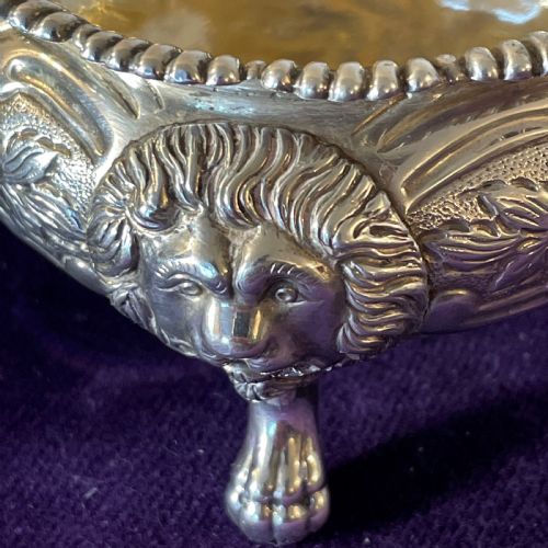 PAIR OF REGENCY SILVER SALTS BY ROBERT GAINSFORD SHEFFIELD C1820 - ADDITIONAL PHOTO 7