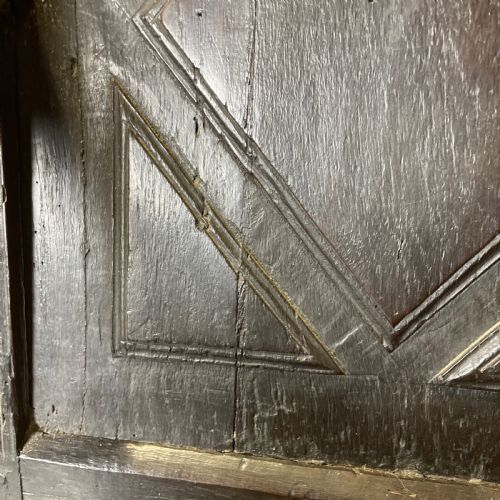A RARE ORIGINAL 17TH C OAK WAINSCOT CHAIR - ADDITIONAL PHOTO 7