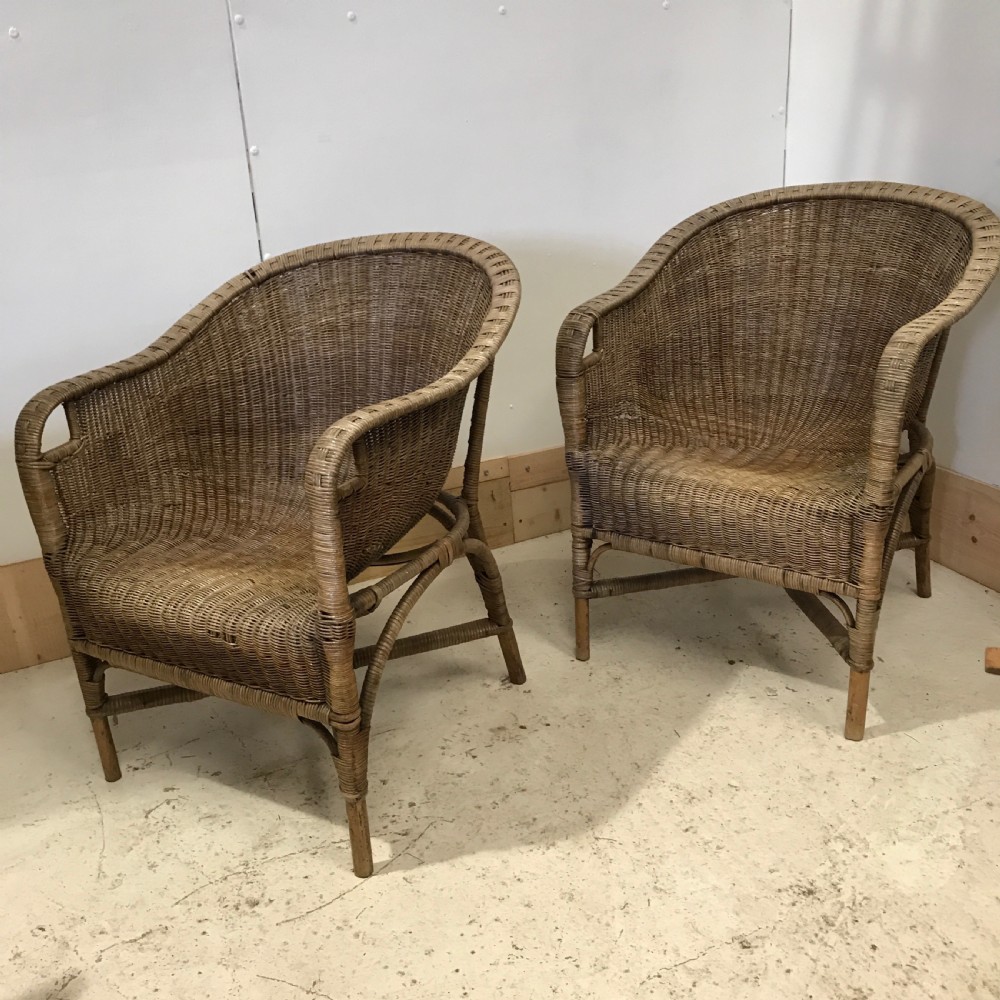Pair of Maple & co Conservatory/Garden chairs  View IV