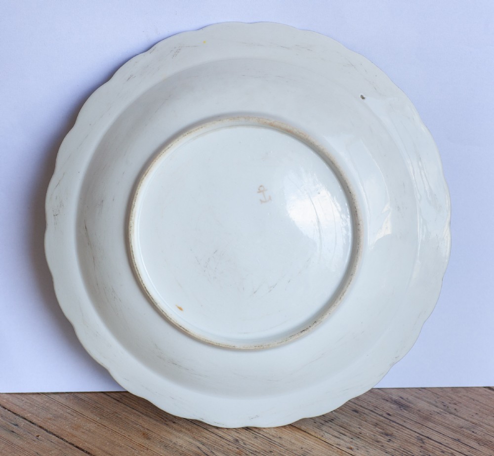Pair of Chelsea Porcelain Style Hans Sloane Type Plates View V