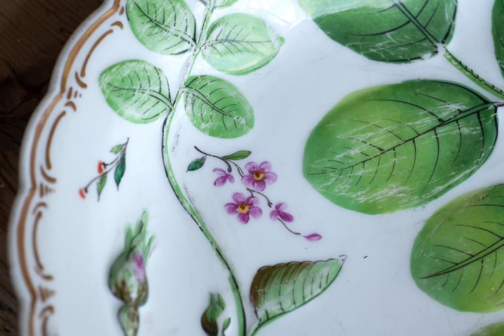 Pair of Chelsea Porcelain Style Hans Sloane Type Plates View VIII