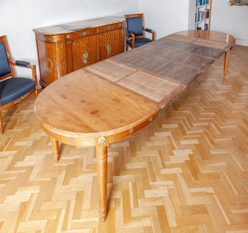 Maison Kreiger Mahogany Dining Suite in Empire style View V