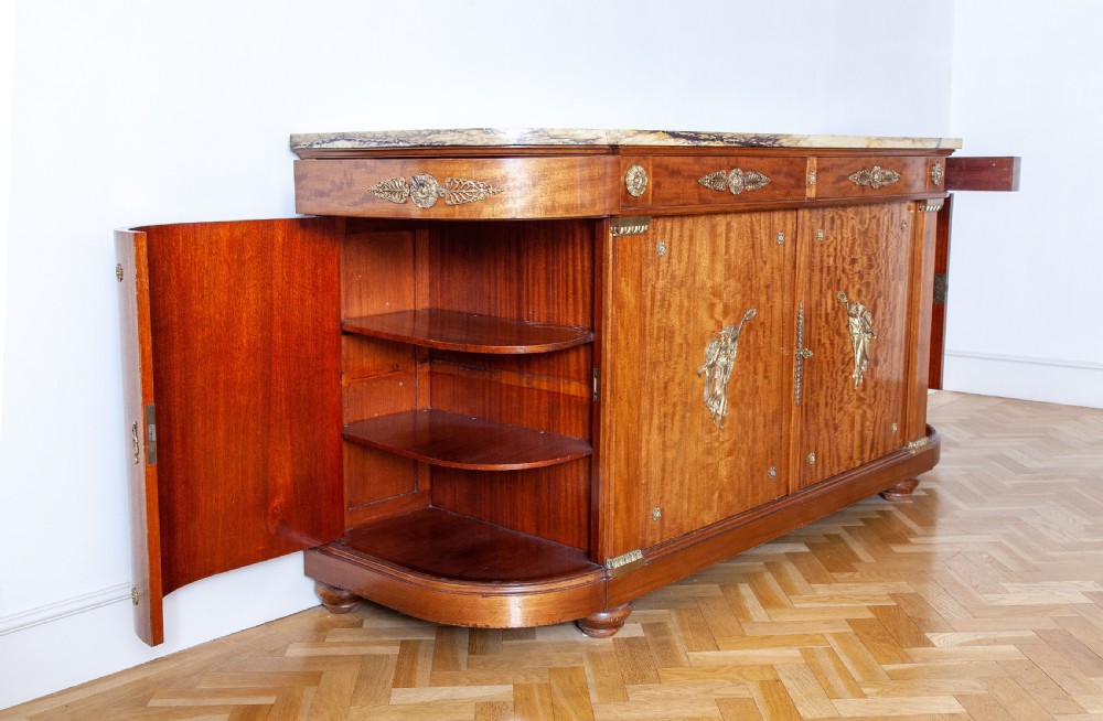 Maison Kreiger Mahogany Dining Suite in Empire style View XI
