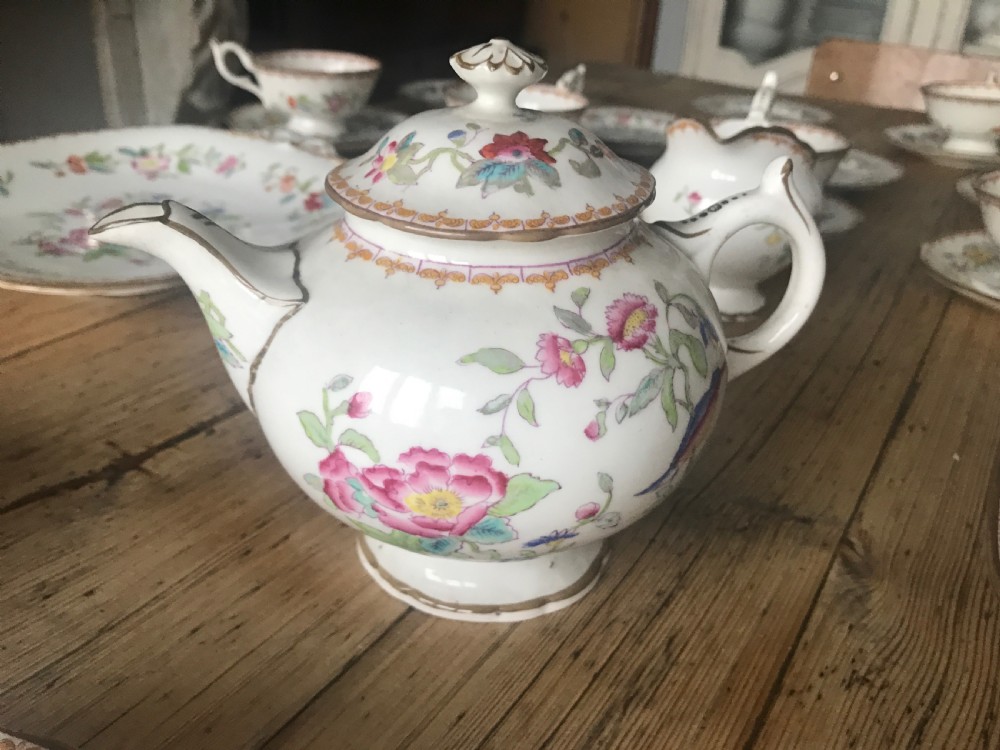 Extensive Coalport Pembroke pattern Tea set c 1900 (42 pieces) View VII