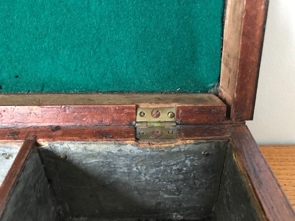 GEORGE III MAHOGANY CHIPPENDALE STYLE TEA CADDY View X