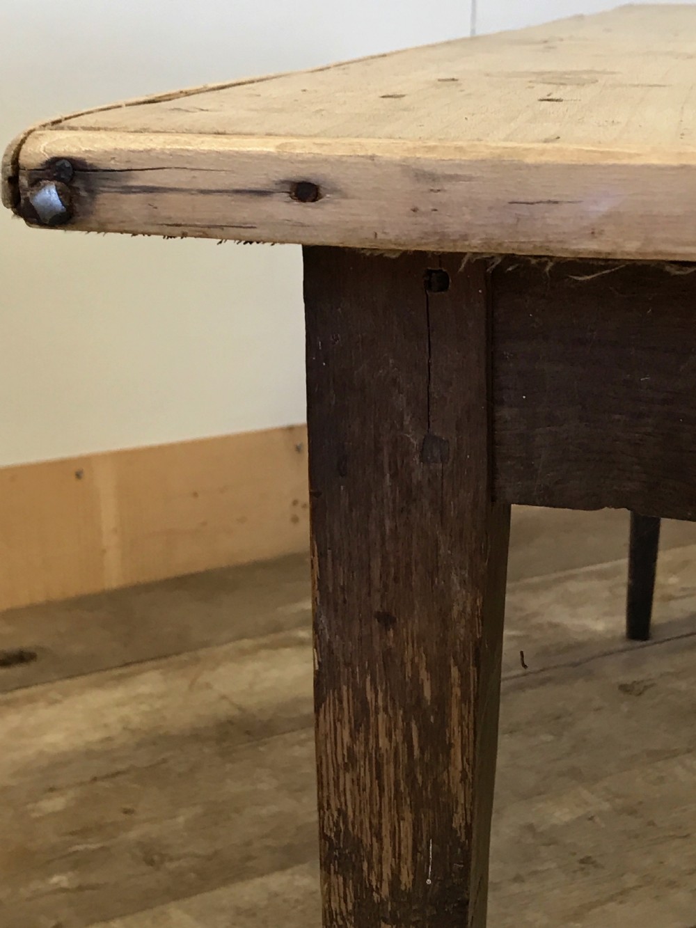 French  19th c Farmhouse Table  View V