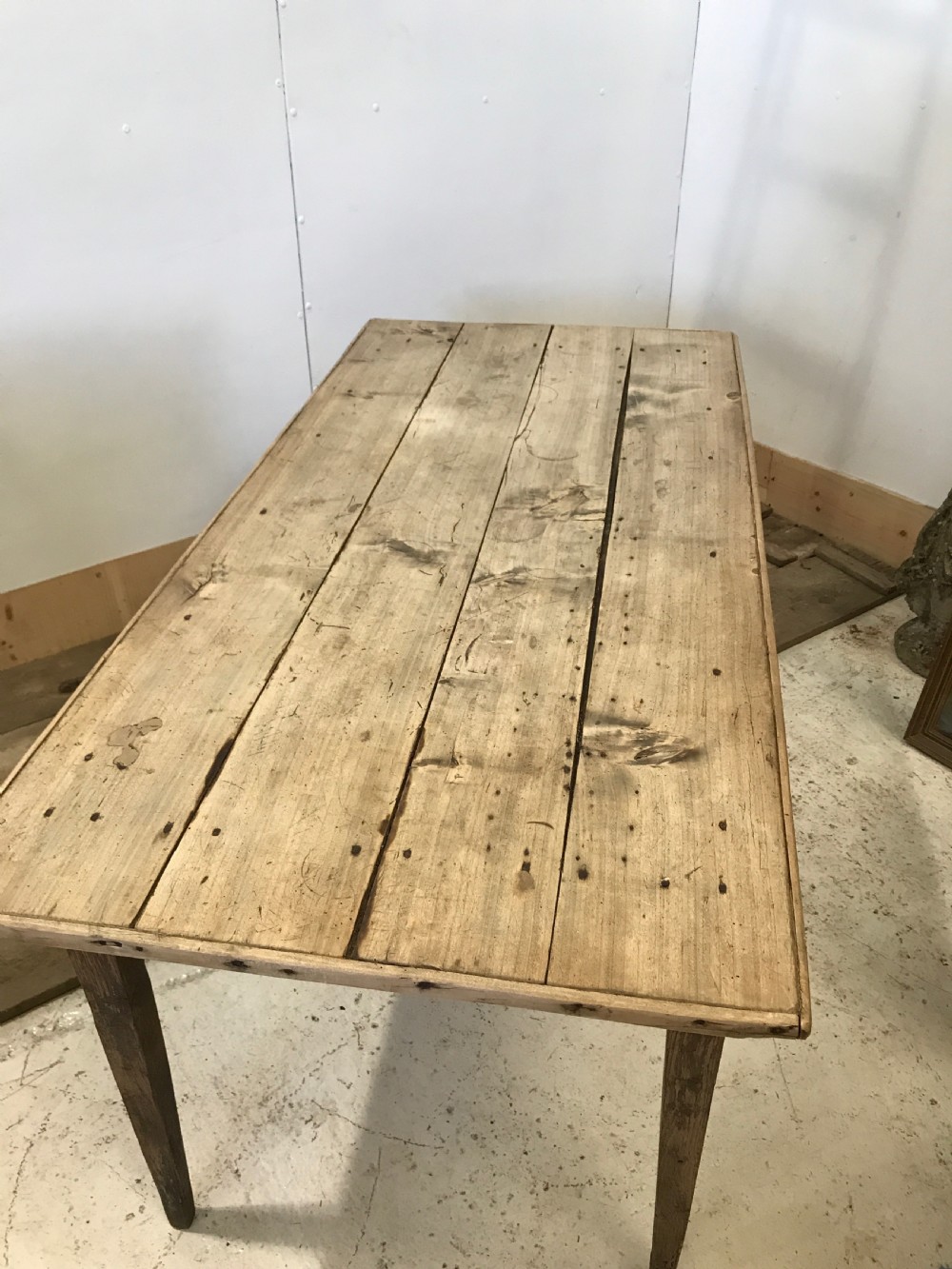 French  19th c Farmhouse Table  View X