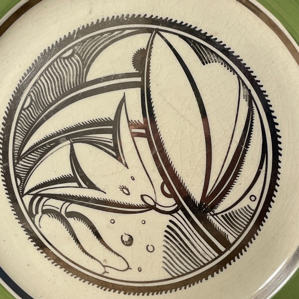 Susie Cooper Art Deco Cabinet plate View II