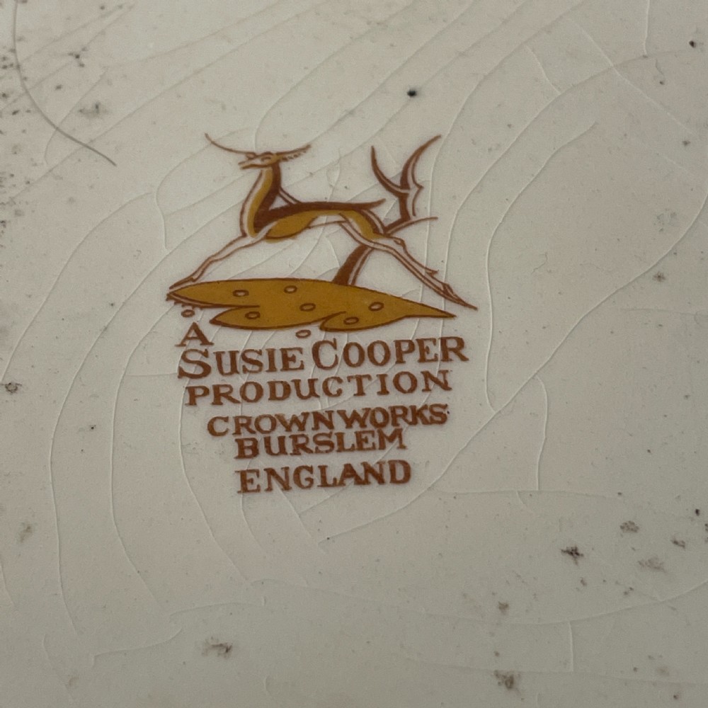 Susie Cooper Art Deco Cabinet plate View III