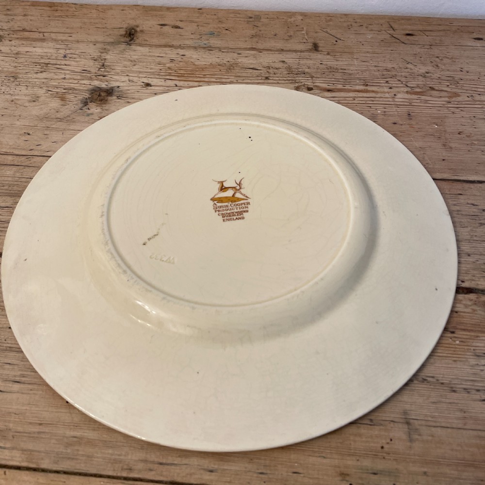 Susie Cooper Art Deco Cabinet plate View V