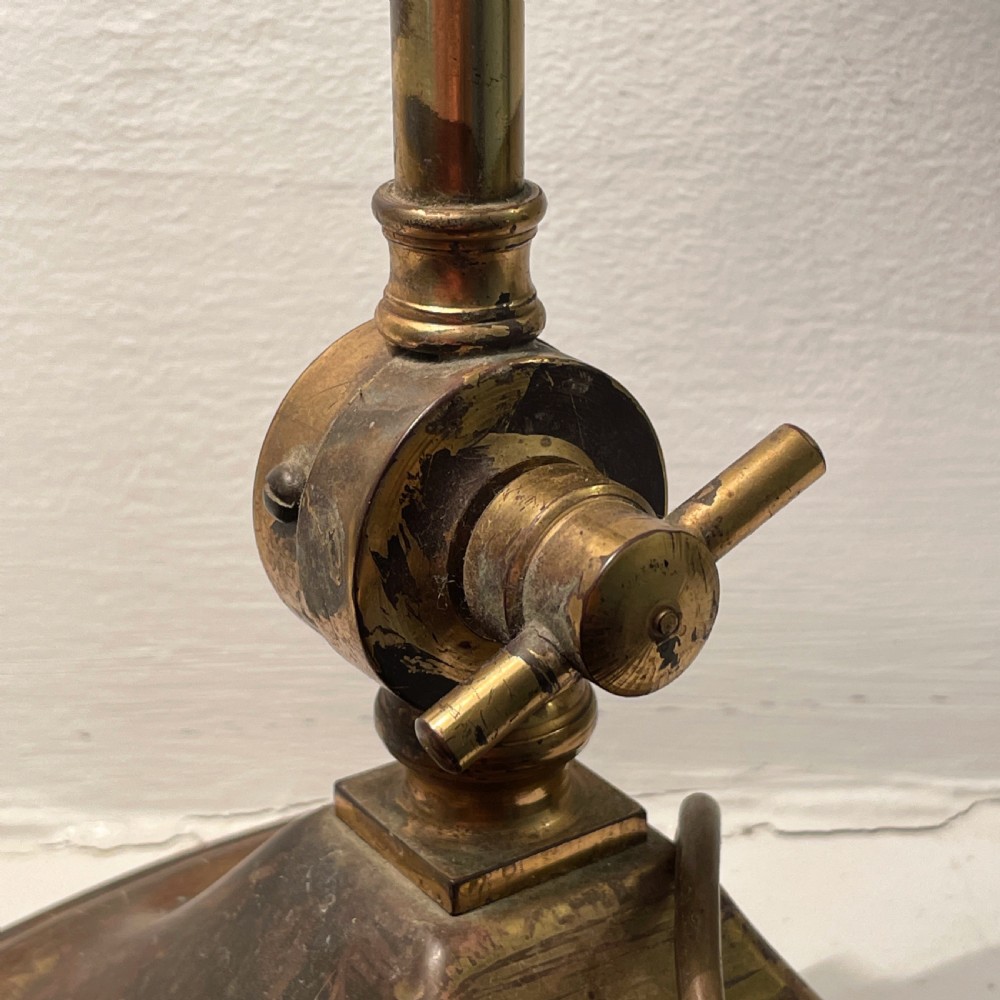 Early 20thC Brass Bankers/Desk Lamp View VI