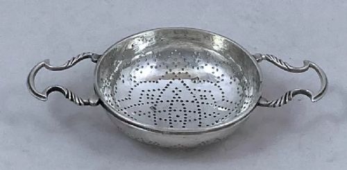 Antique Silver George II Lemon Strainer made in 1742
