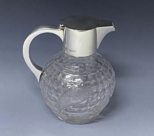 Antique Silver Victorian Claret Jug made in 1889
