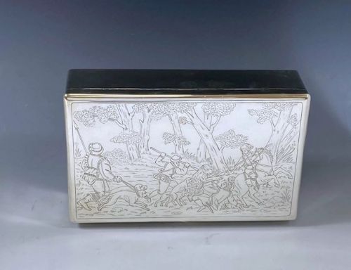 Antique Silver George V Box made in 1924