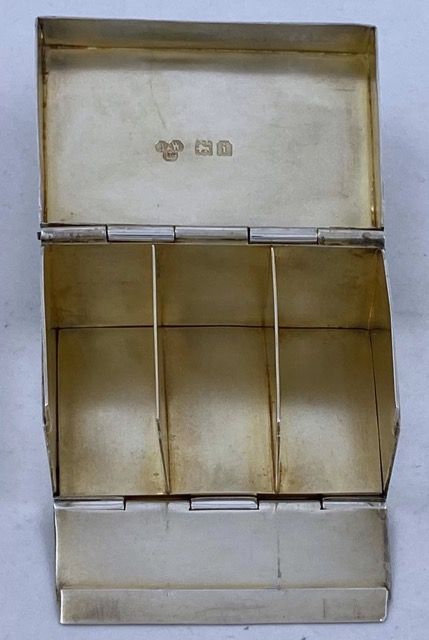 Antique Silver Edward VII Stamp Box made in 1904