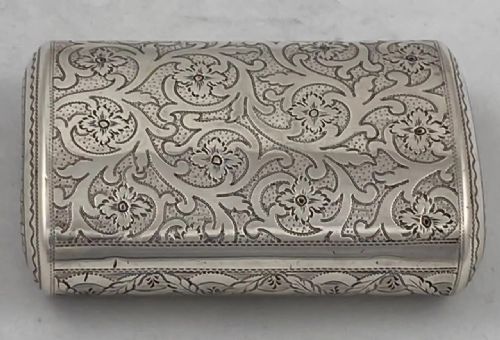 Antique Silver George III Snuff Box made in 1810