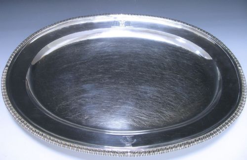 Antique Silver George III Meat Dish made for Prime Minister George Hamilton-Gordon in 1805
