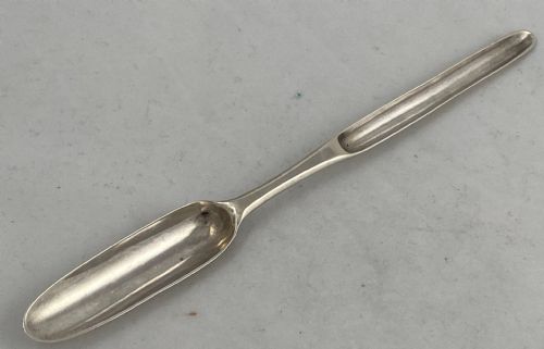 Antique Silver Irish Marrow Scoop made in 1784