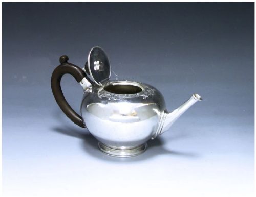 Antique Silver George II Bullet Teapot made in 1750