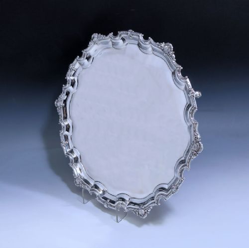 Sterling Silver Elizabeth II Salver made in 1967