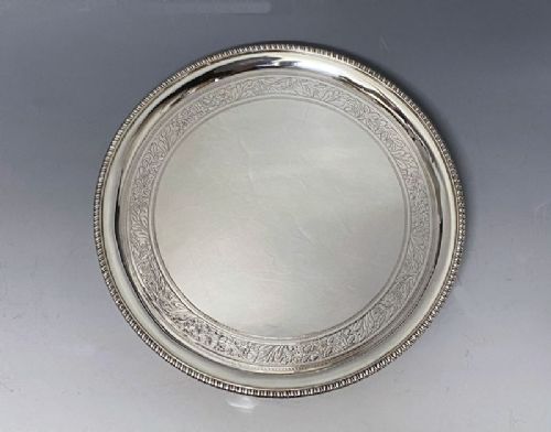 Antique Silver George III Scottish Salver made in 1802