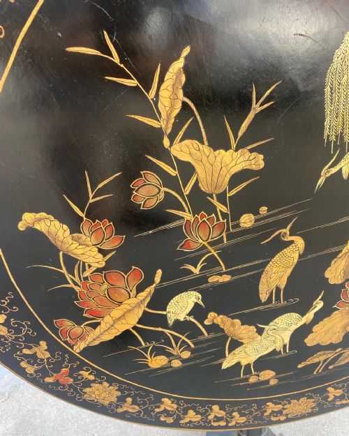 ENGLISH CHINOISERIE OCCASIONAL TABLE - ADDITIONAL PHOTO 7