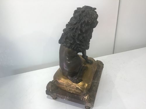 LARGE 19TH CENTURY BRONZE DOG - ADDITIONAL PHOTO 5