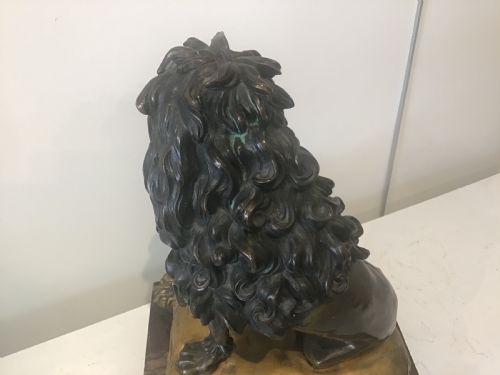 LARGE 19TH CENTURY BRONZE DOG - ADDITIONAL PHOTO 7