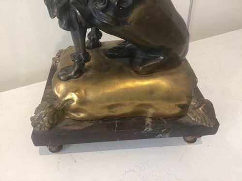 LARGE 19TH CENTURY BRONZE DOG - ADDITIONAL PHOTO 8