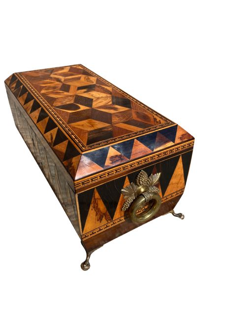 TUNBRIDGE WARE TEA CADDY - ADDITIONAL PHOTO 2