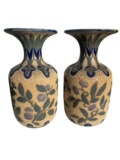 PAIR DOULTON LAMBERTH VASES - ADDITIONAL PHOTO 7