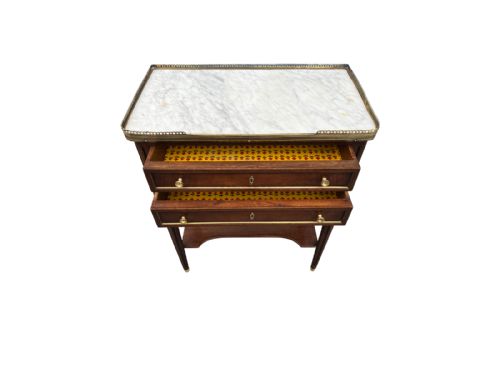 PAIR OF BEDSIDE TABLES - ADDITIONAL PHOTO 2