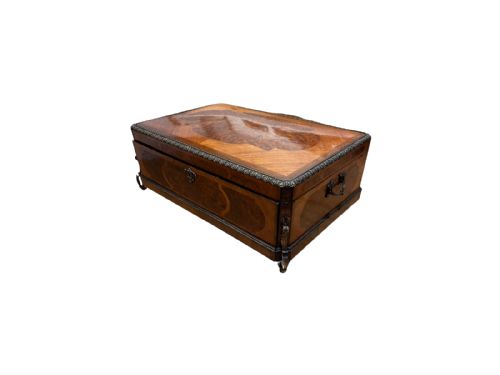 french marquetry casket - CATEGORY: ANTIQUE BOXES - DATED 19TH CENTURY