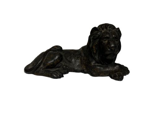 19TH CENTURY CAST IRON LION - ADDITIONAL PHOTO 1
