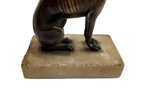 FINE 19TH CENTURY BRONZE GREYHOUND - ADDITIONAL PHOTO 5