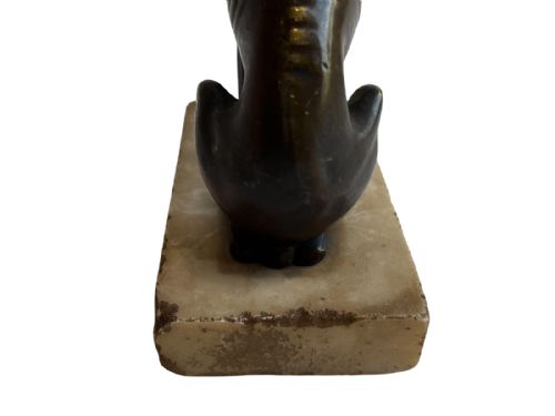 FINE 19TH CENTURY BRONZE GREYHOUND - ADDITIONAL PHOTO 7